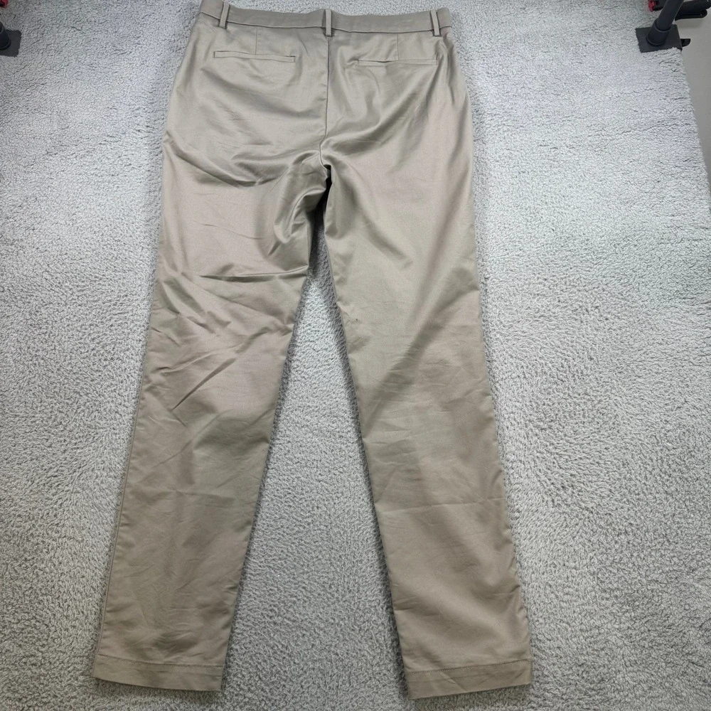 Banana Republic Slim Fit Khaki Chino Pants Mens 33x32 Tan Stretch Cotton Blend